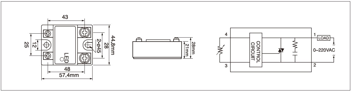 MGR-R Series Voltage Power Regulator Diagram