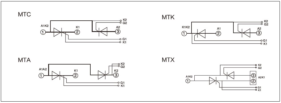 MTC, MTA, MTK, MTX Series Diagram