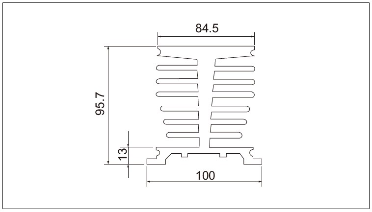 Diagram - Air Cooled Radiator Heat-Sink-G