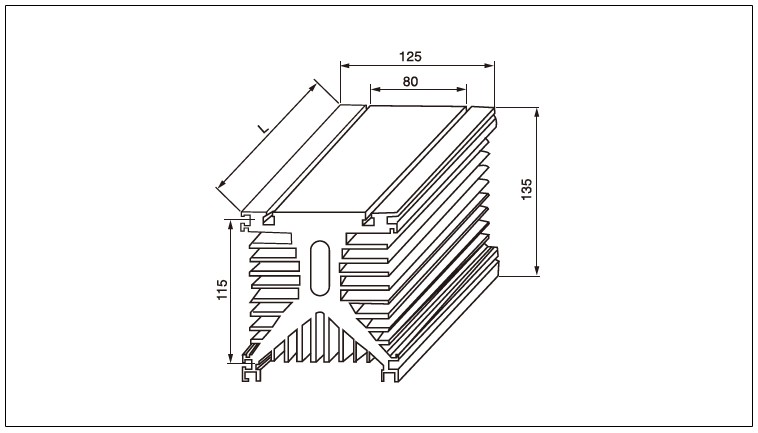 Diagram - Air Cooled Radiator Heat-Sink-Y