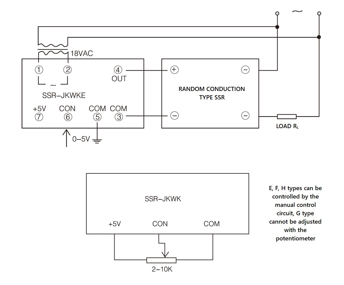 SSR-JK Series, Circuit Wiring Diagram