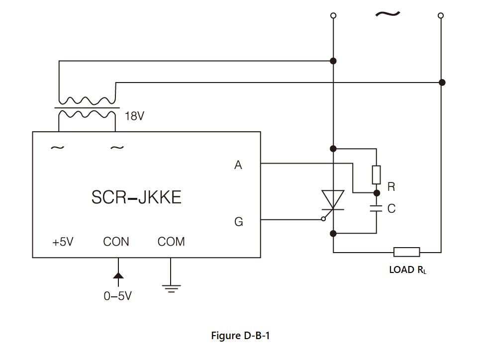 SCR-JKK Series, Circuit Wiring Diagram (1), dv/dt improved version