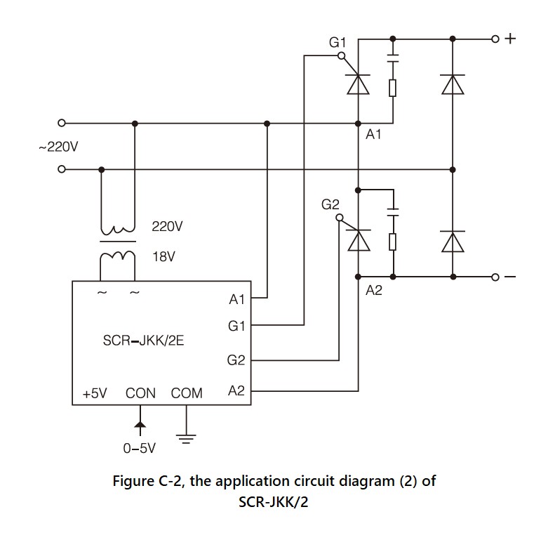 SCR-JKK/2 Series, Circuit Wiring Diagram (2)