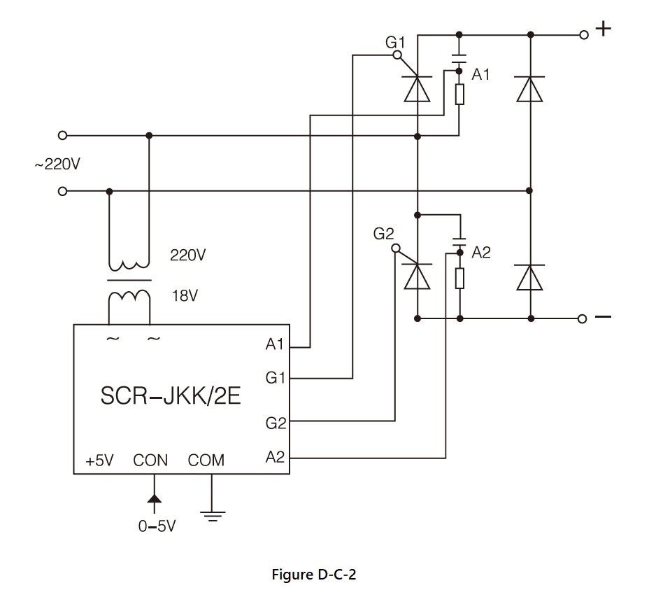 SCR-JKK/2 Series, Circuit Wiring Diagram (2), dv/dt improved version
