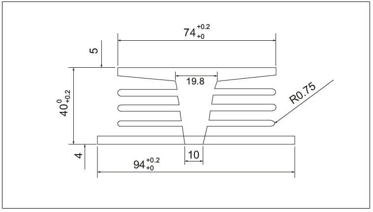 Diagram - Air Cooled Radiator Heat-Sink-E