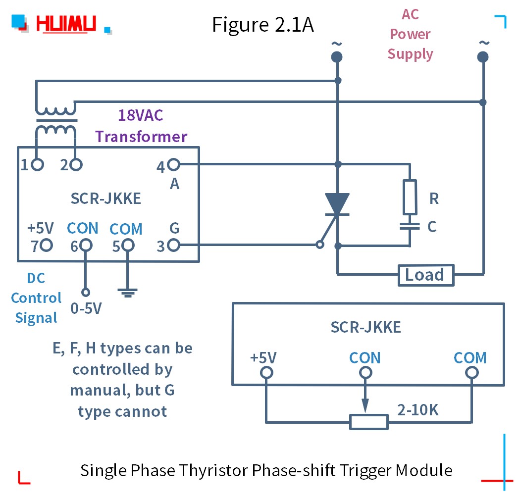 SCR-JKK circuit wiring diagram│HUIMULTD How to wire MGR mager SCR-JKK single phase thyristor phase-shift trigger module? More detail via www.@huimultd.com