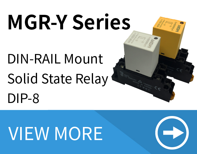 DIN Rail mount solid state relay banner