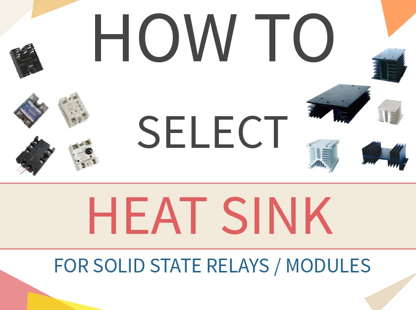 How to select the heat sink for SSR and SSM?
