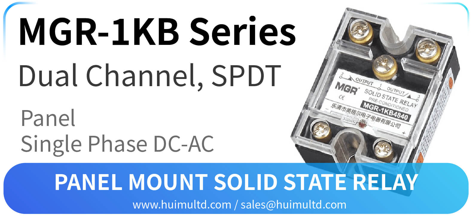 MGR-1KB Series Panel Mount Solid State Relay