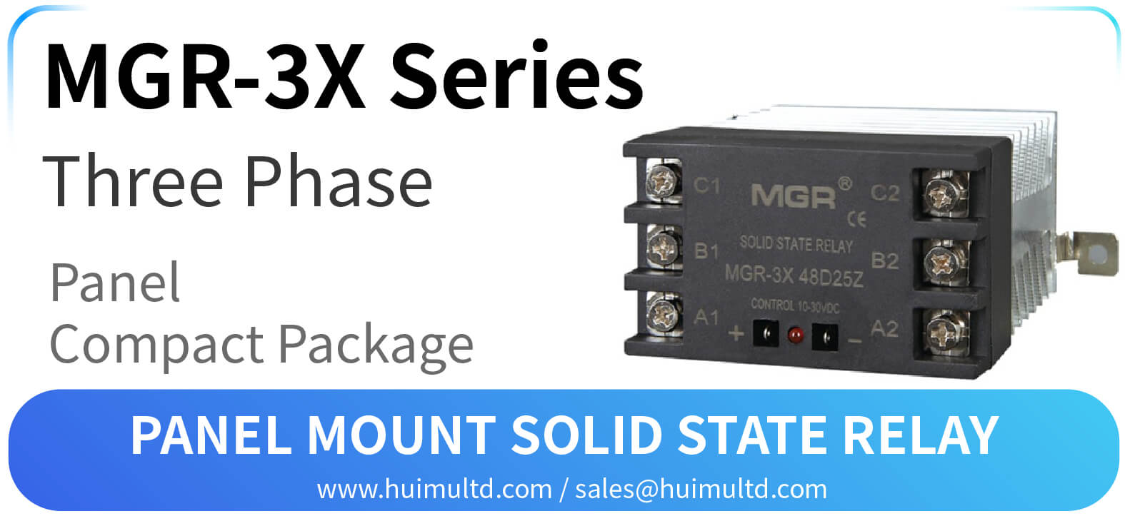MGR-3X Series Panel Mount Solid State Relay