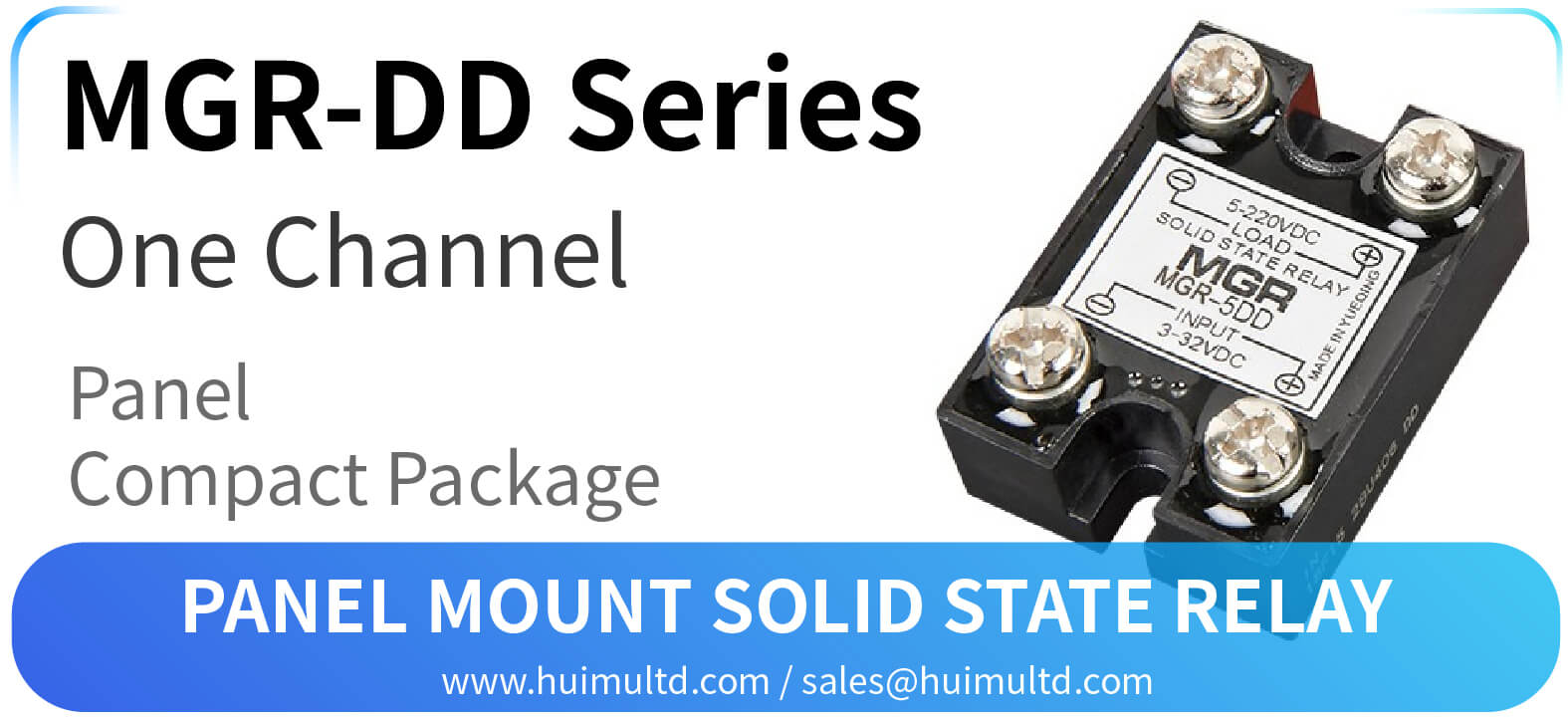 MGR-DD Series Panel Mount Solid State Relay