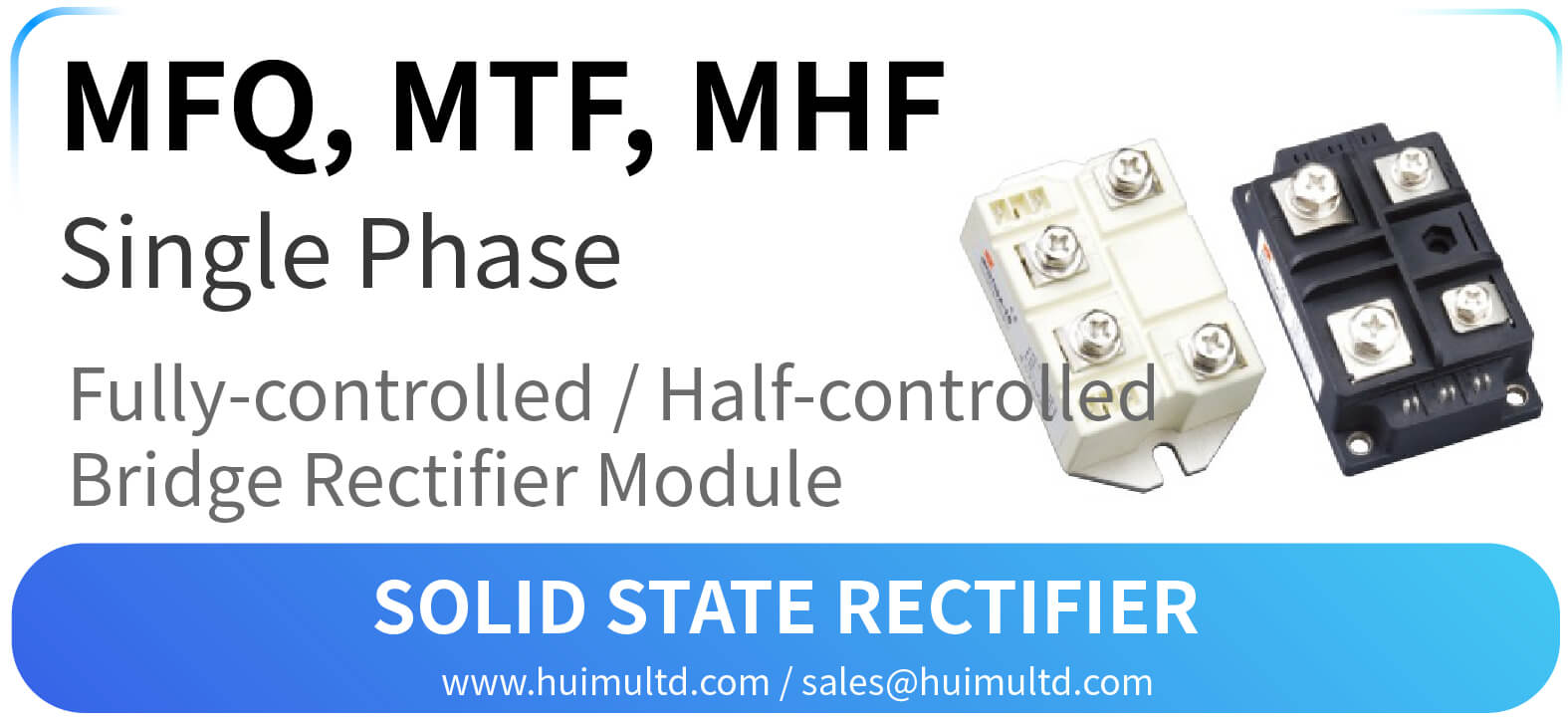 MFQ, MTF, MHF Series Solid State Rectifier