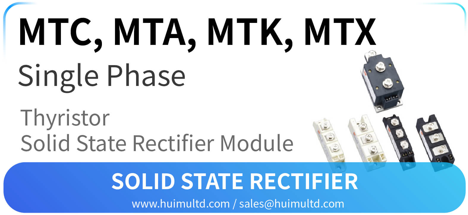 MTC, MTA, MTK, MTX Series Solid State Rectifier