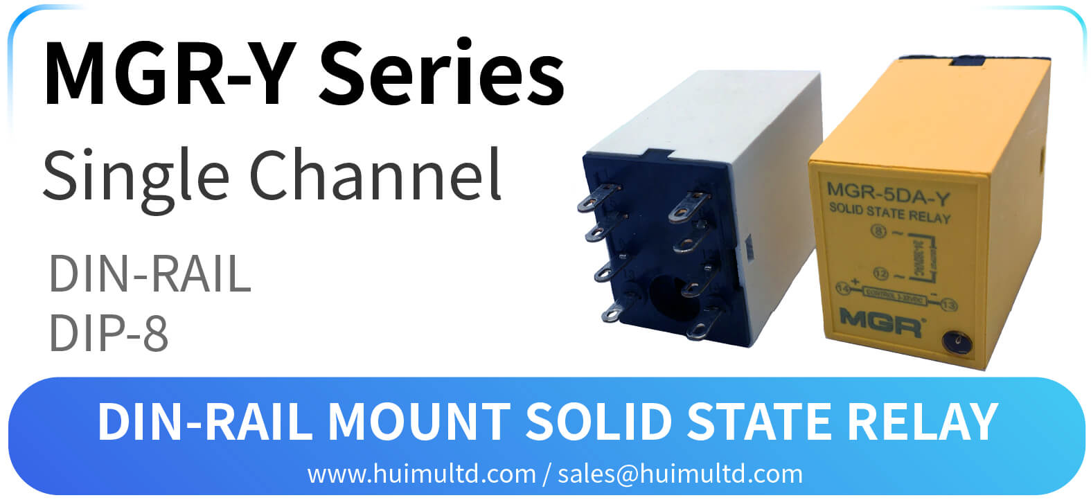MGR-Y Series DIN-Rail Mount Solid State Relay