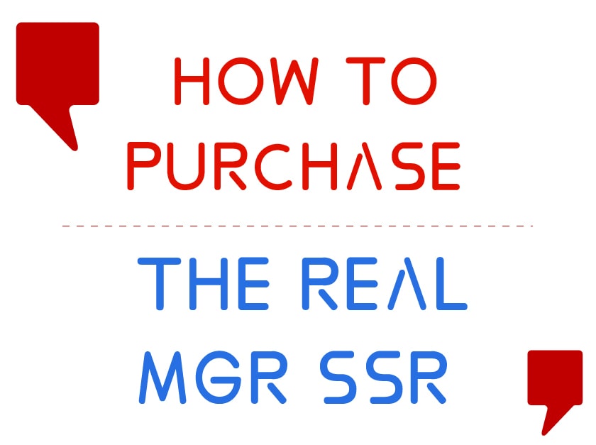 실제 MGR SSR 구매 방법