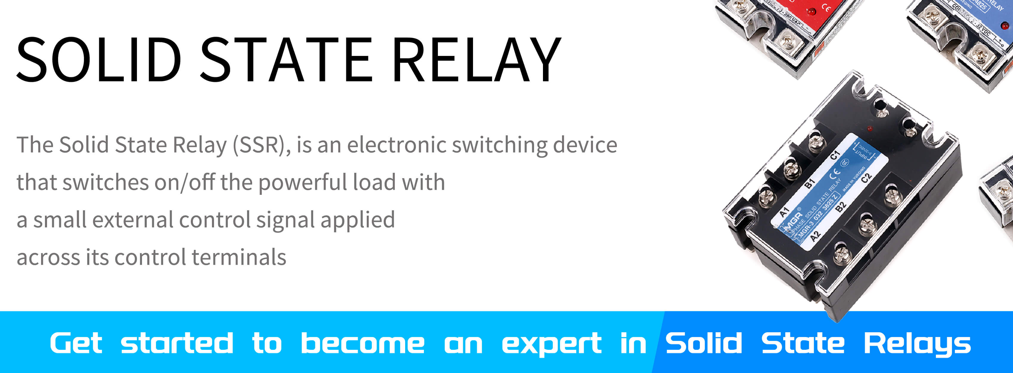 Blog banner What is the Solid State Relay (SSR)? banner