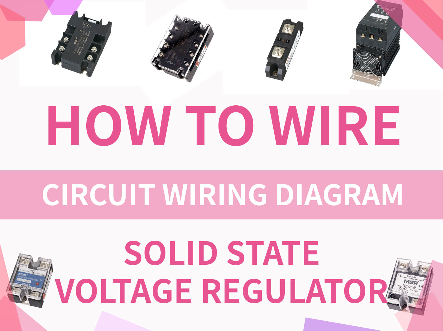 How to wire the Solid State Voltage Regulator?