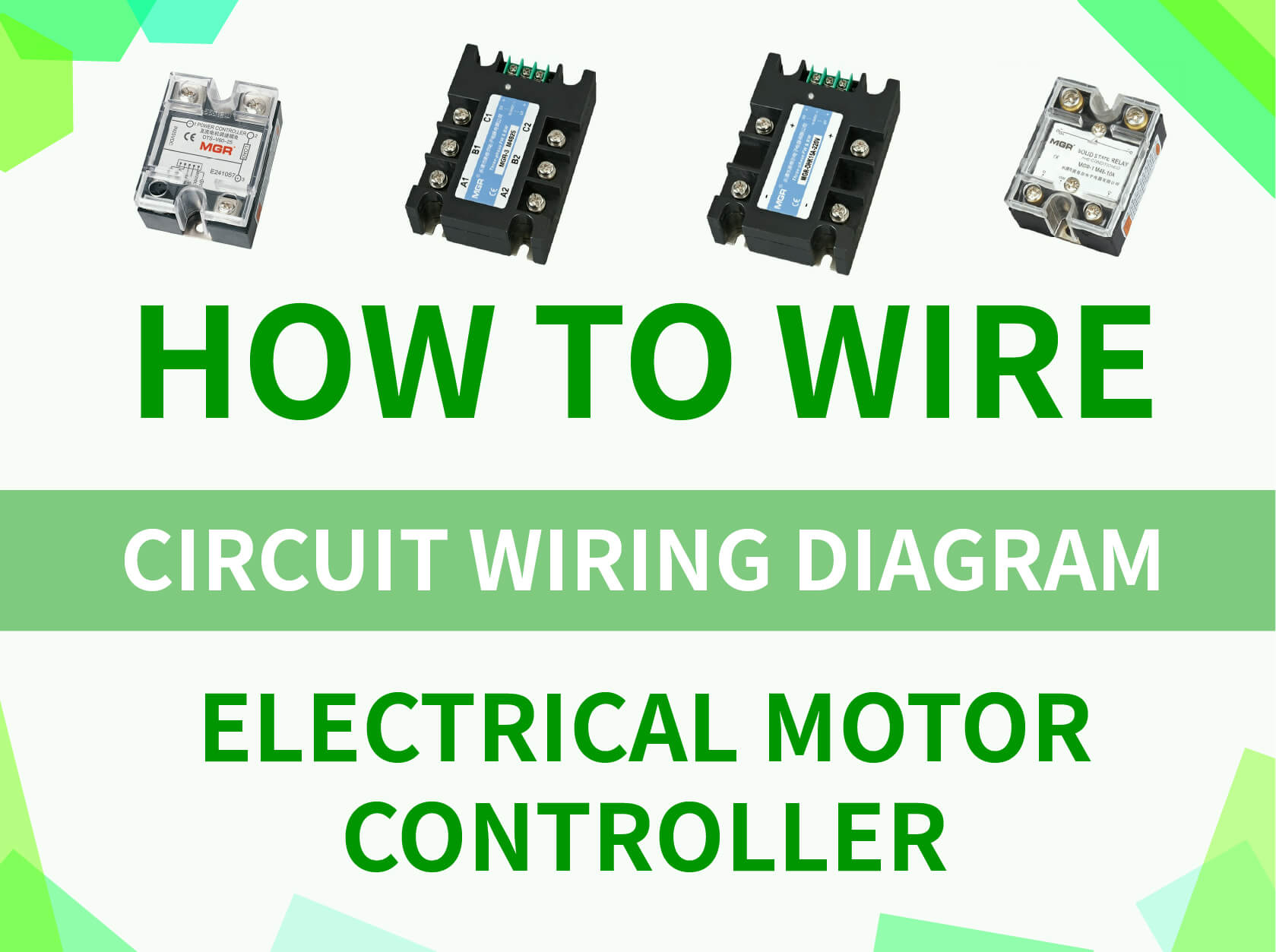 How to wire the Electrical Motor Controller?