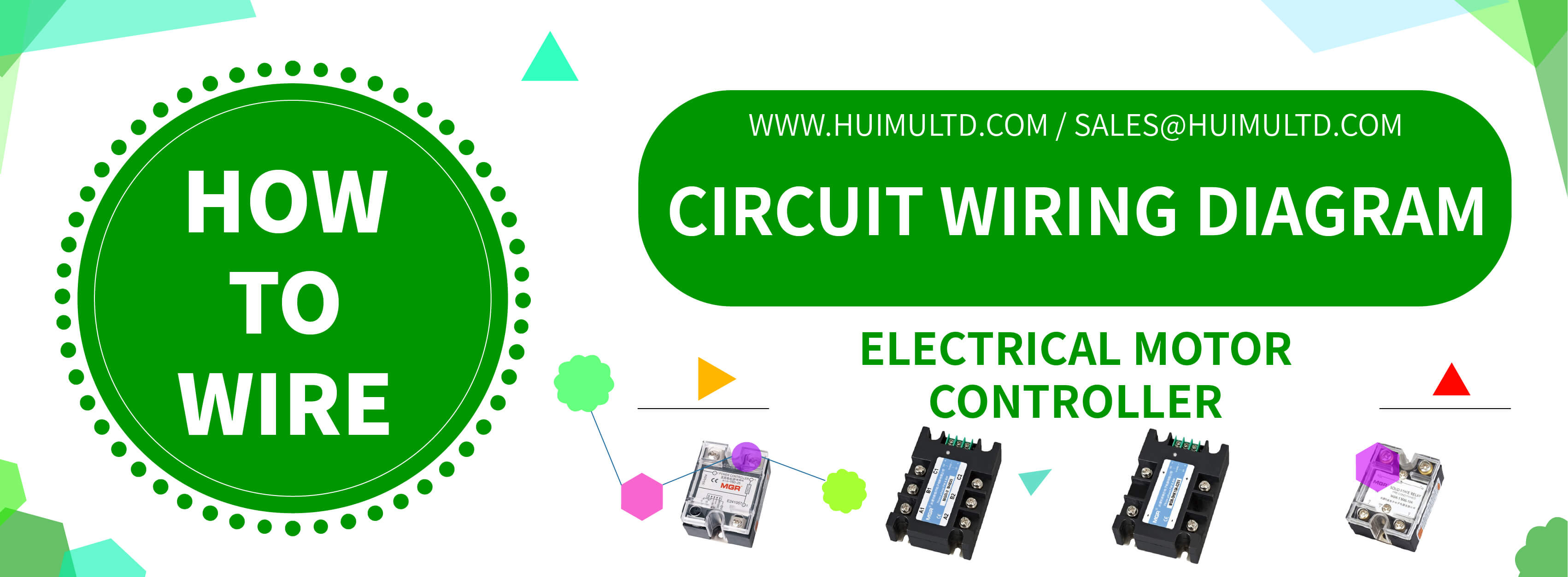Blog banner How to wire the Electrical Motor Controller? banner