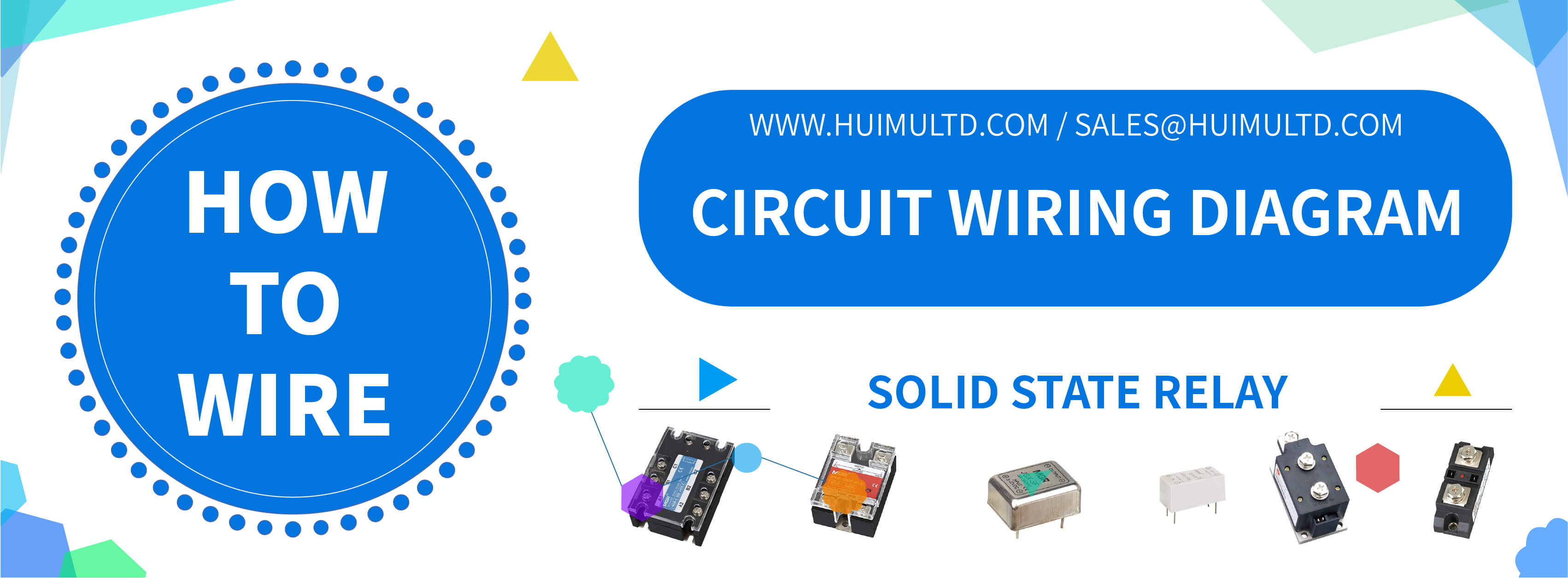 Blog banner How to wire the Solid State Relay? banner