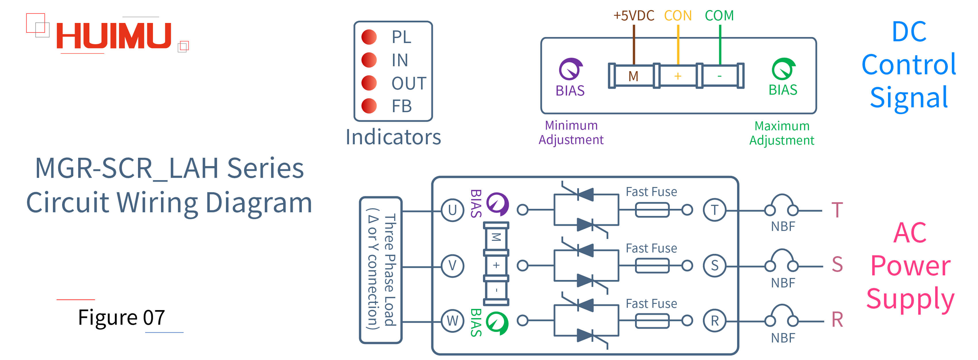 AN08F07 MGR-SCR_LAH Series Circuit Wiring Diagram