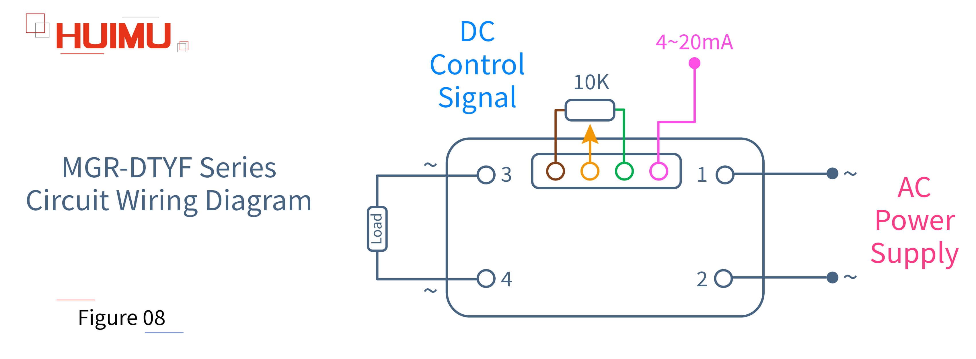 AN08F08 MGR-DTYF Series Circuit Wiring Diagram