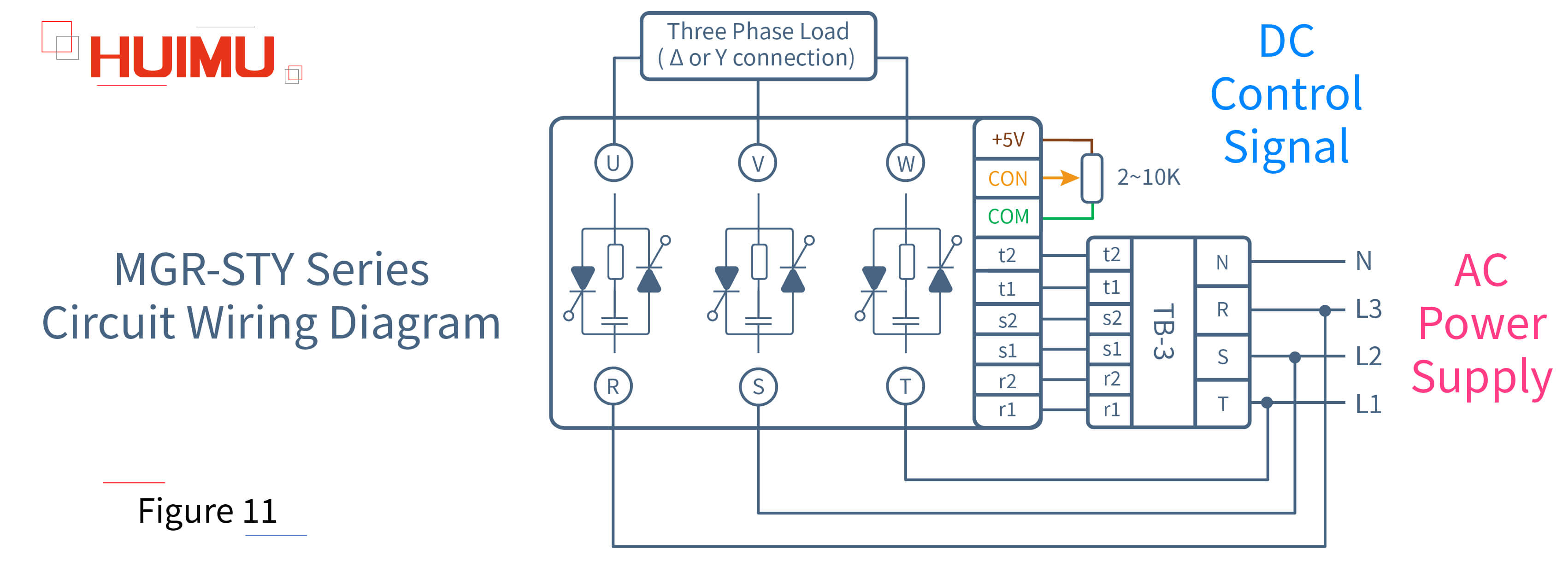 AN08F11 MGR-STY Series Circuit Wiring Diagram