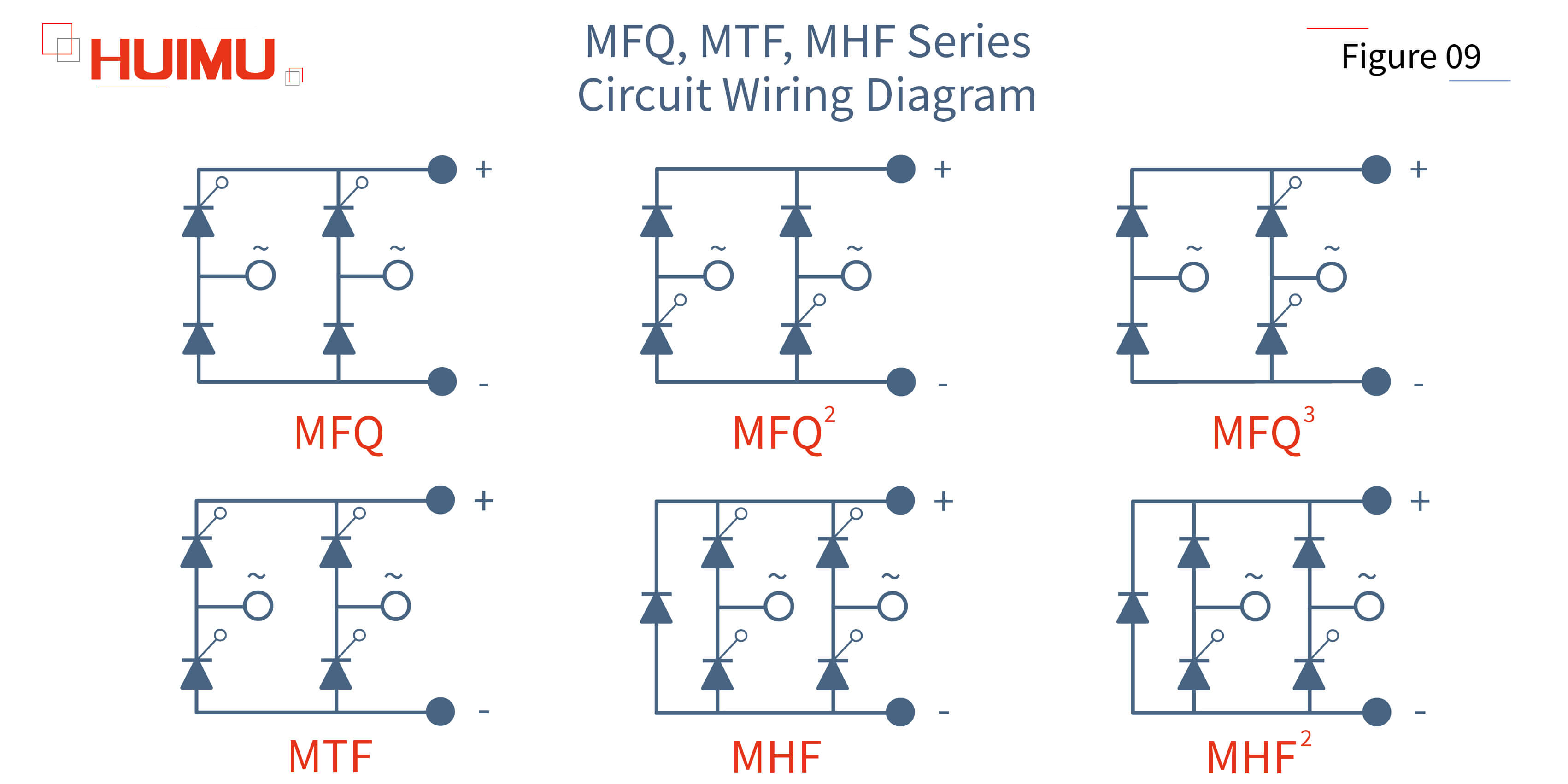 AN09F09 MFQ, MTF, MHF Series Circuit Wiring Diagram