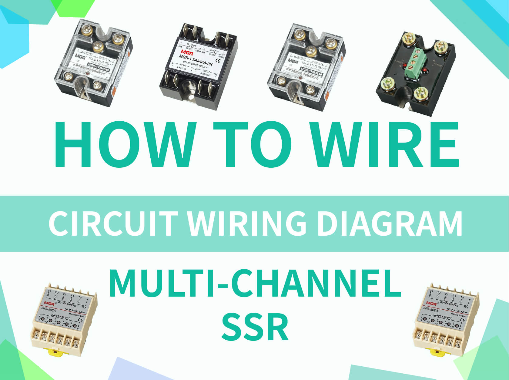 How to wire the Multi-Channel Solid State Relay?