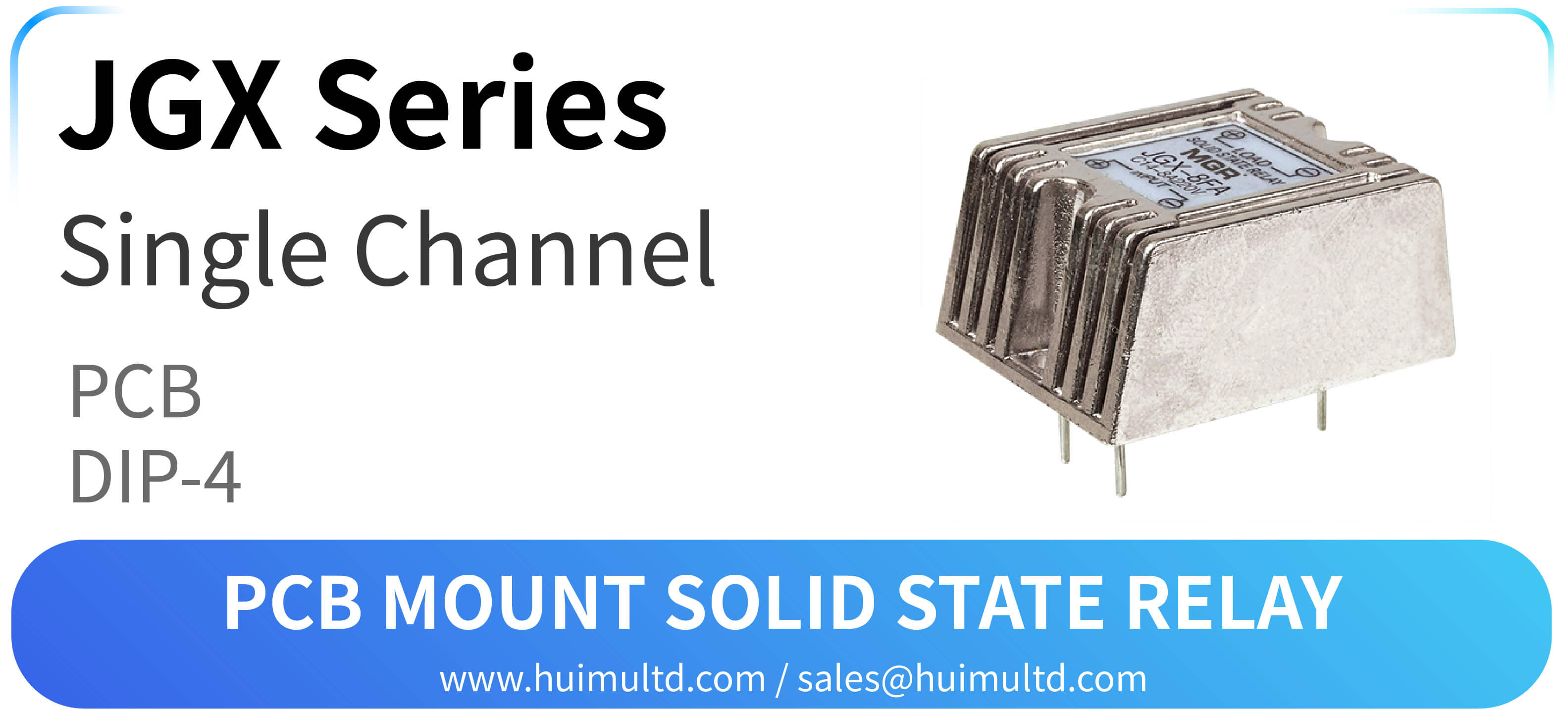 JGX Series PCB Mount Solid State Relay