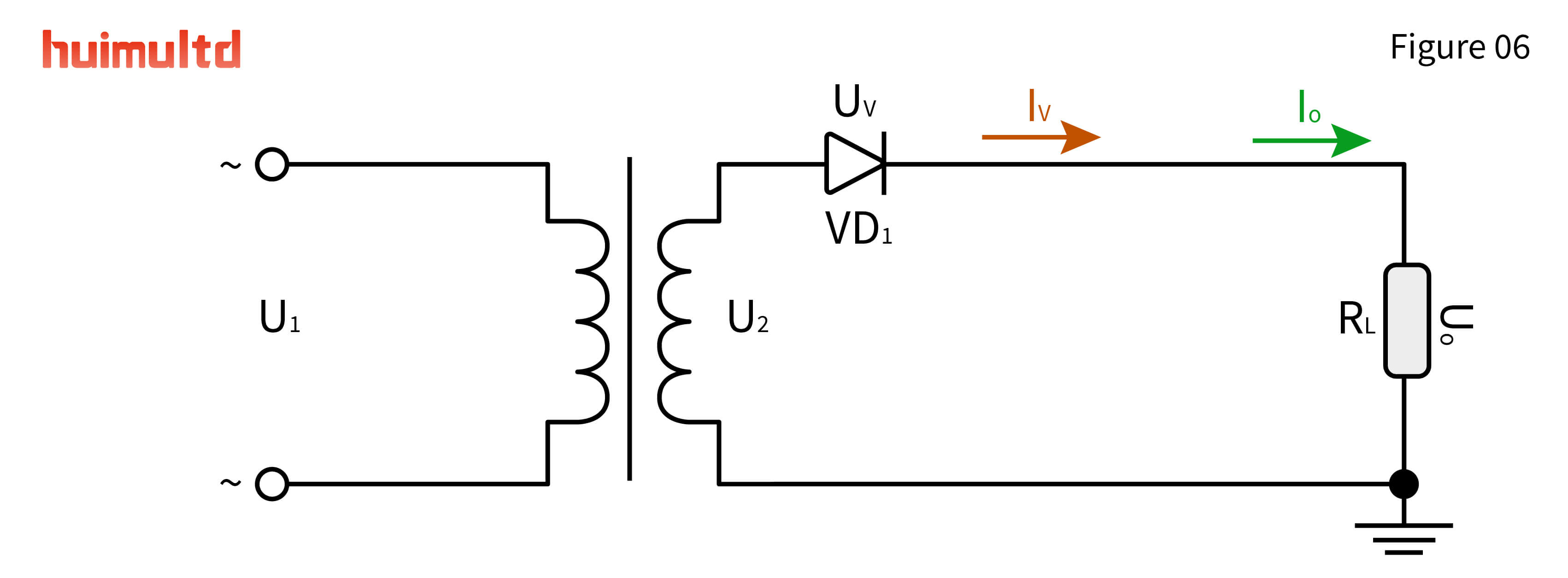 AN19F06 Single-Phase Half-Wave Rectification Circuit